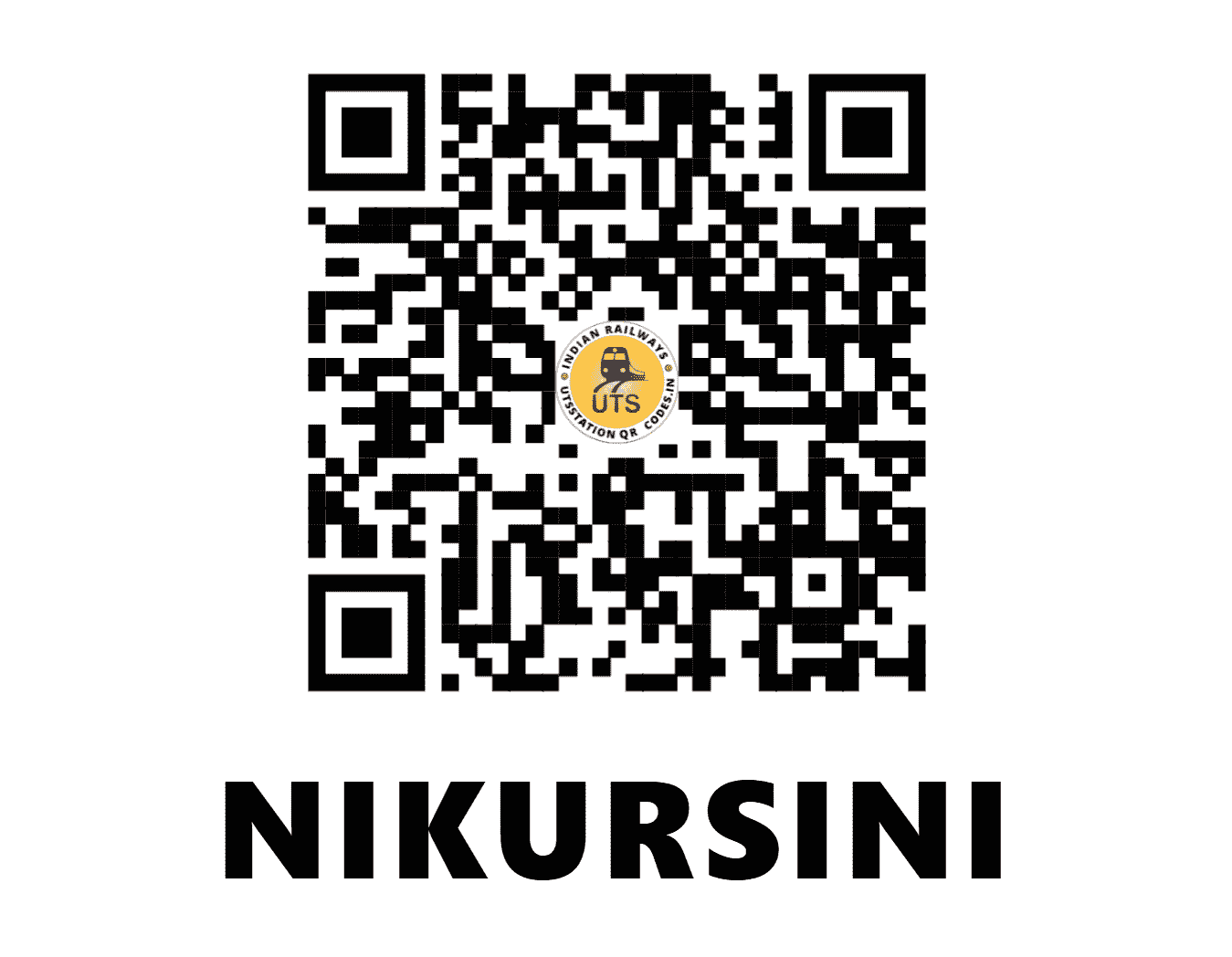 UTS QR Code for NIKURSINI - NSI - SE (WEST BENGAL)